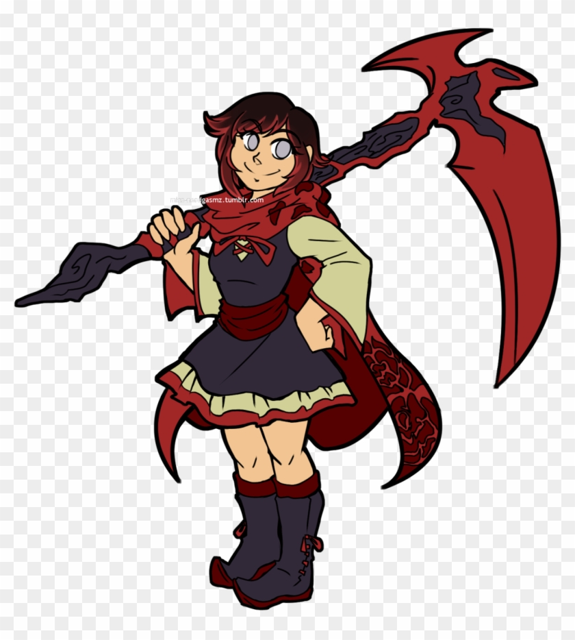 Ruby [outfit And Weapon Art] - Cartoon - Free Transparent PNG Clipart ...